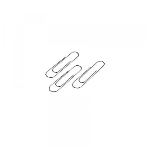 Скрепки 28мм круглые никелированные, 100шт, Forofis фото 1