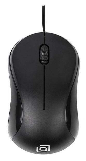 Мышь Оклик 115SR черный оптическая (1000dpi) USB для ноутбука (2but) фото 4