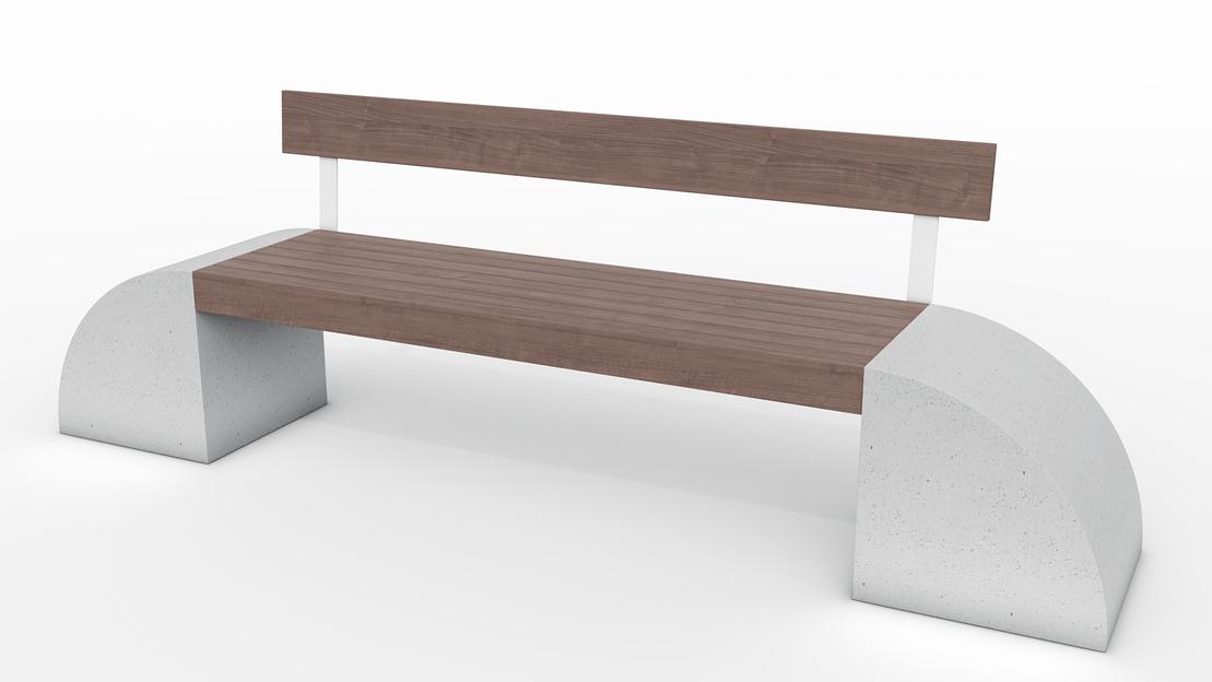 Скамья садовая СтаркБет «Сигма средняя» ОПТ фото 1