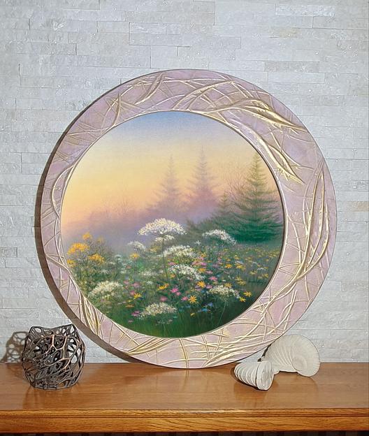 Рама круглая для картины фото 1