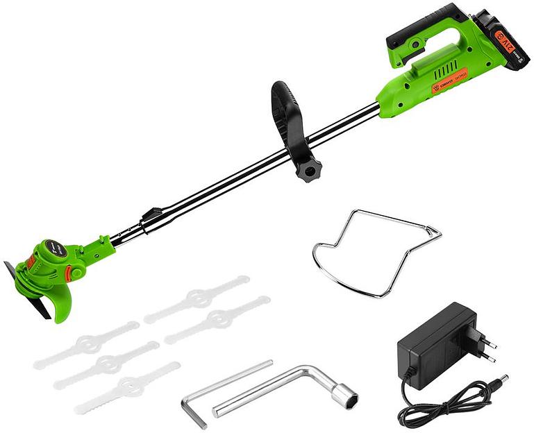 Триммер электрический Deko DKTR21 аккум. 350Вт реж.эл.:нож фото 2