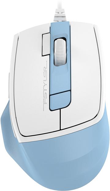 Мышь A4Tech Fstyler FM45S Air голубой/белый оптическая (2400dpi) silent USB (7but) фото 1
