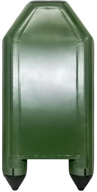 Лодка Аква 2600, 2600*1300*360 мм., цвет: зеленый-черный фото 2