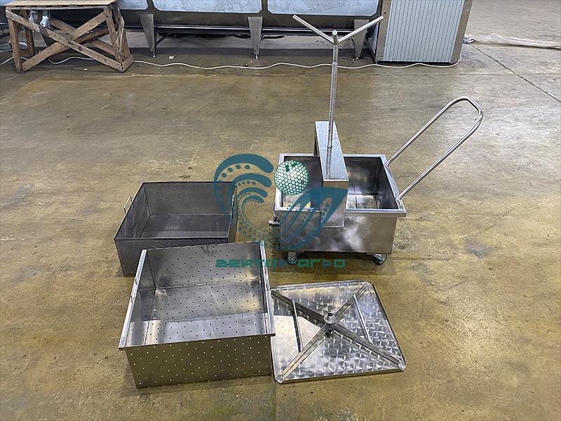 Пресс-тележка для творога 300 литров фото 6