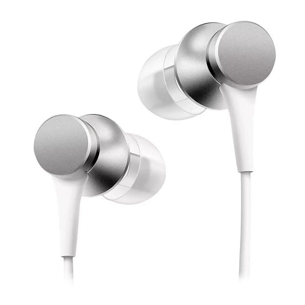 Проводные наушники с микрофоном Xiaomi Mi In-Ear Headphones Basic Silver HSEJ03JY (ZBW4355TY) (522191) фото 2