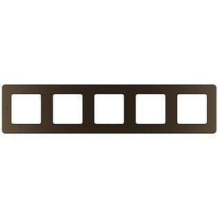 Legrand 673979 Рамка - 5 постов - INSPIRIA - бронза фото 1