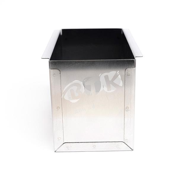 Форма для тостового хлеба с крышкой 240х110х110 мм нержавеющая сталь фото 6