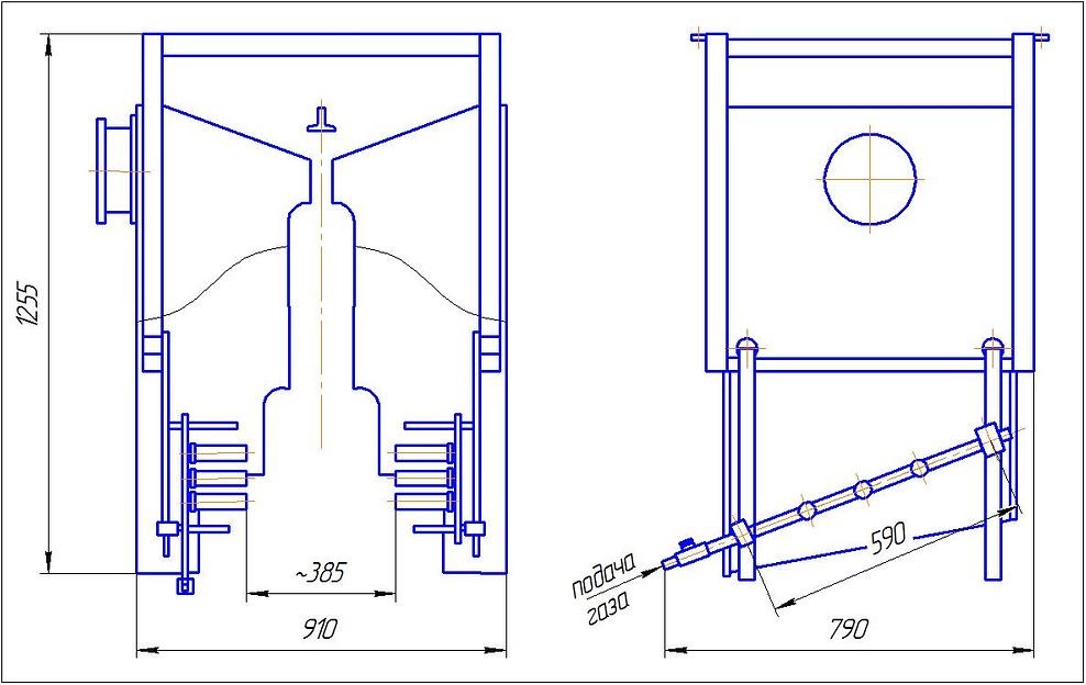 Камера опалки тушек птиц ВИ-1026 фото 2