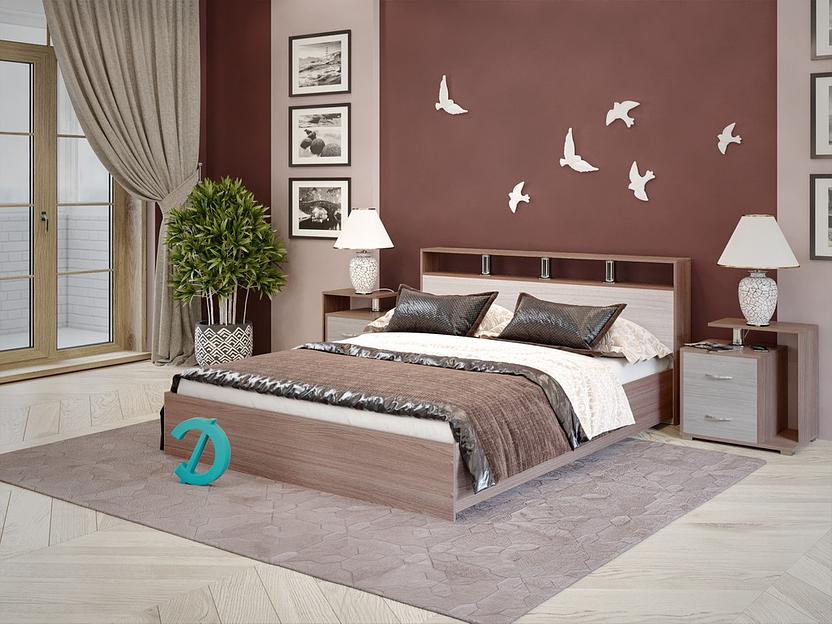 Кровать Досто «Троя» 97×221×87 см (сп. место 90×200 см), опт фото 2