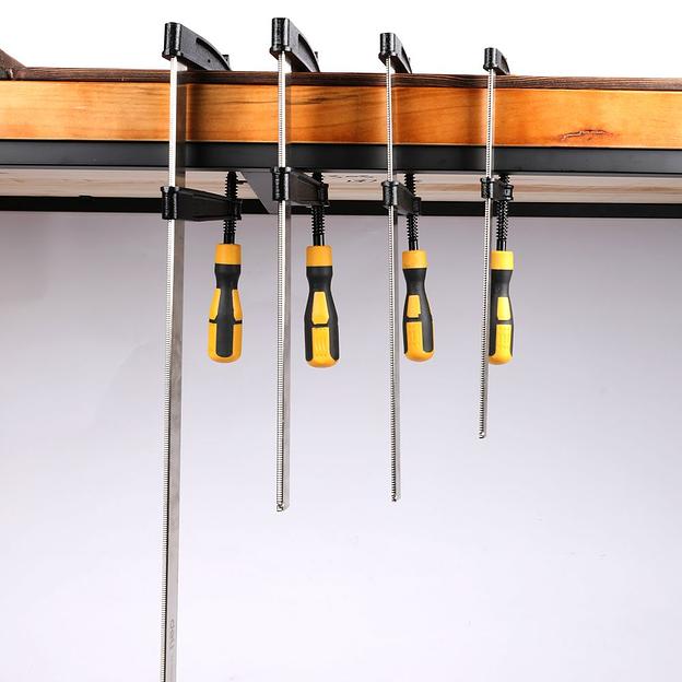 Струбцина F-образная Deli DL111230 300x120 мм, макс. усилие зажима 2000N, резьба 12мм фото 6