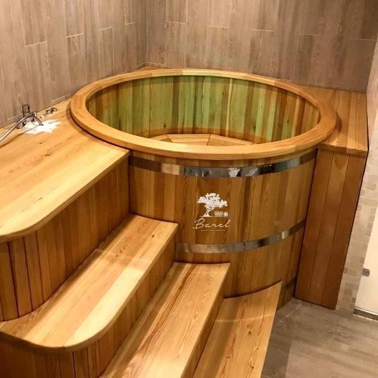 Купель деревянная круглая №1 фото 1