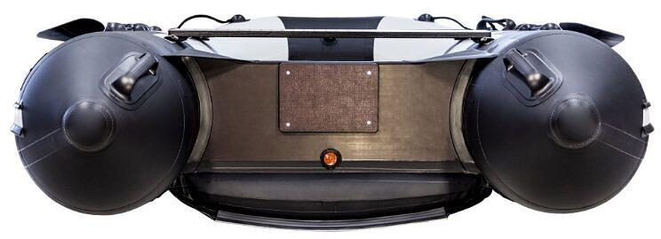 Лодка Ривьера Компакт 3200 НДНД, 3200*1500*420 мм., цвет: серый-черный фото 7