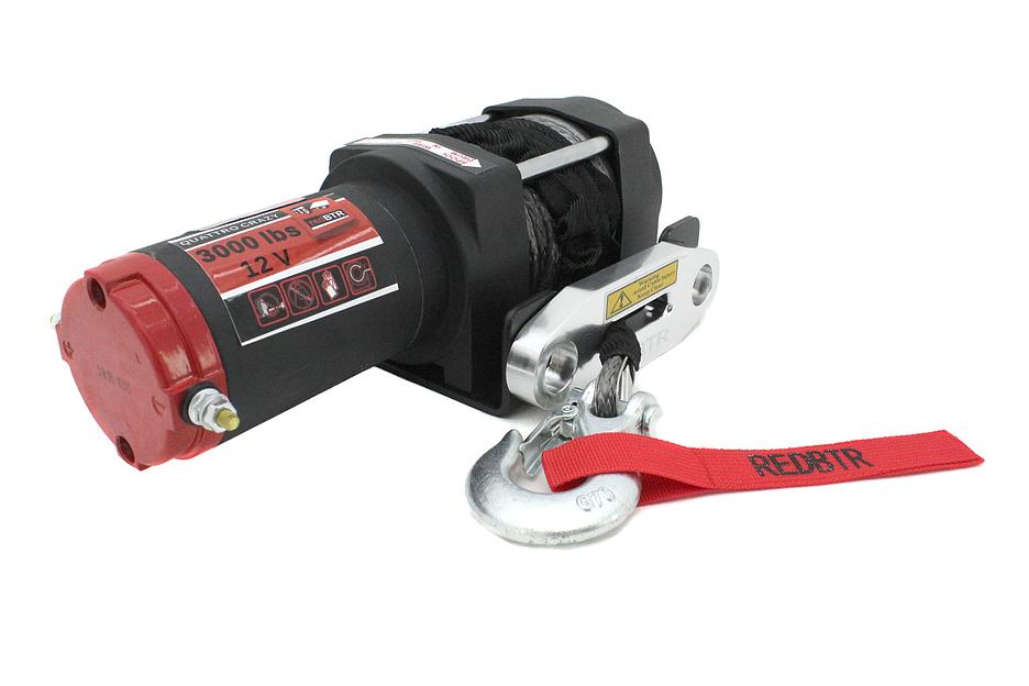 Лебедка для квадроцикла 12В 3000 lbs синтетика ОПТ фото 5