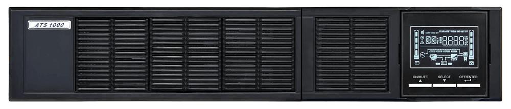 Источник бесперебойного питания 1000 ВА/1000 Вт (on-line, Iзу=12А, встроенная АБ 36В, Rack/Tower) ATS 1000 R-BE фото 1