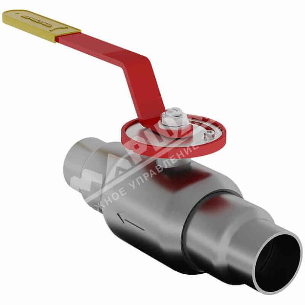 Кран шаровой регулирующий полнопроходной под приварку, Ду от 15 до 200 мм фото 1