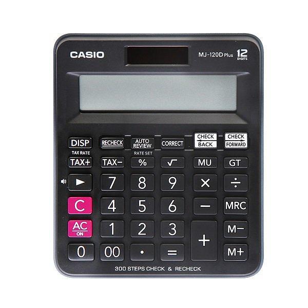 Калькулятор настольный CASIO MJ-120DPLUS-W-EP фото 1