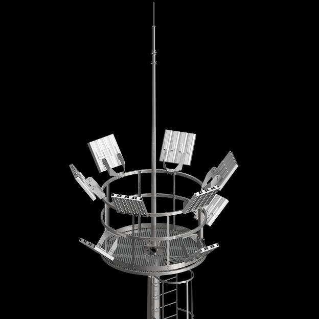 Молниеотвод на базе мачты со стационарной короной типа ВГН-20 фото 2
