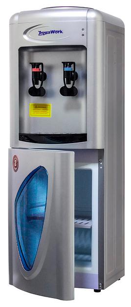 Кулер Aqua Work 0.7-LDR напольный электронный серебристый фото 3