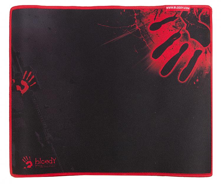 Коврик для мыши A4Tech Bloody B-081 черный/рисунок 350x280x4мм фото 1