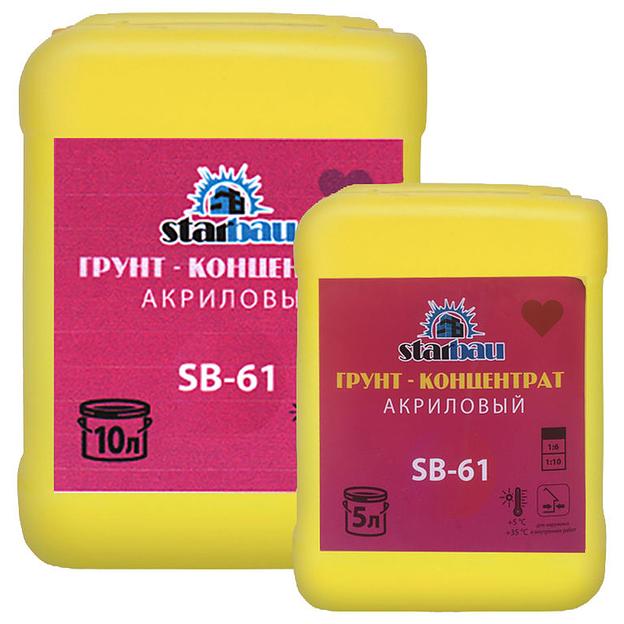 Грунт-концентрат StarBau SB 61 10л фото 1