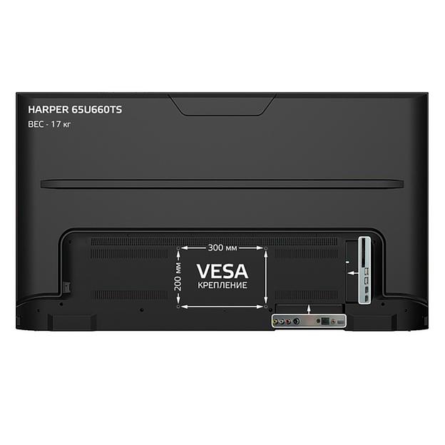65" Телевизор UHD HARPER 65U661TS AOSP 11 фото 2