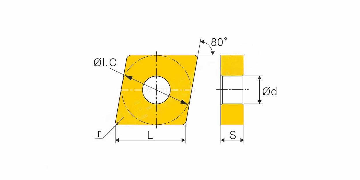 Токарная пластина CNMG 120408-OPF OC2115 Oke, опт фото 2