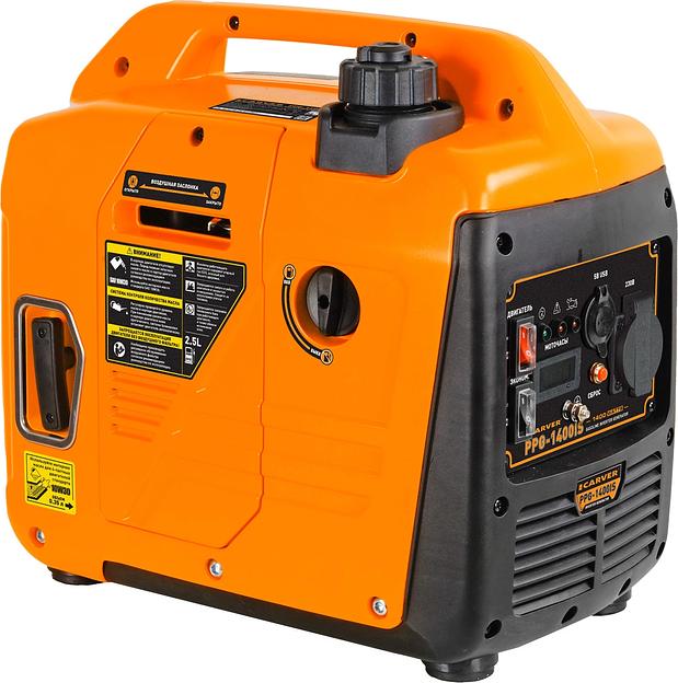 Генератор Carver PPG-1400IS 1.4кВт фото 1