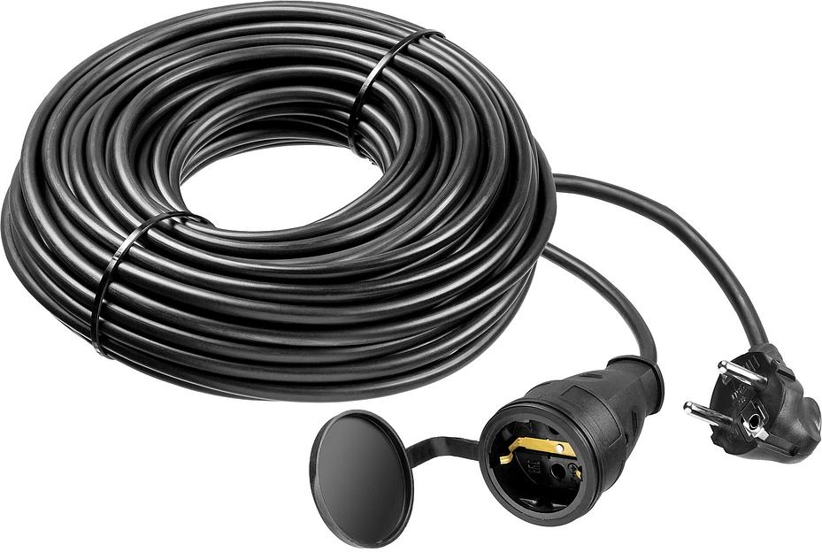 ЗУБР КГ-325-Ш, КГ, 3 х 2.5 мм2, 30 м, IP44, 4000 Вт, силовой удлинитель-шнур, Профессионал (55017-30) фото 1