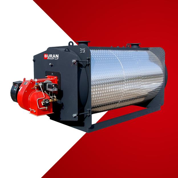 Двухконтурный промышленный котел Buran Boiler BB-3000 жидкотопливный 3000 кВт фото 3
