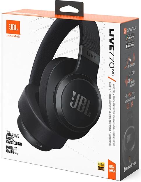 Гарнитура накладные JBL Live 770NC 2м черный беспроводные bluetooth оголовье (JBLLIVE770NCBLK) фото 10