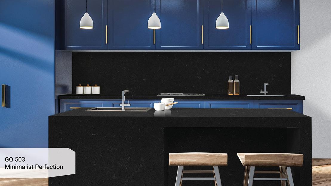 Кварцевый камень Grandex quartz «GQ 503 Minimalist Perfection» ОПТ фото 4