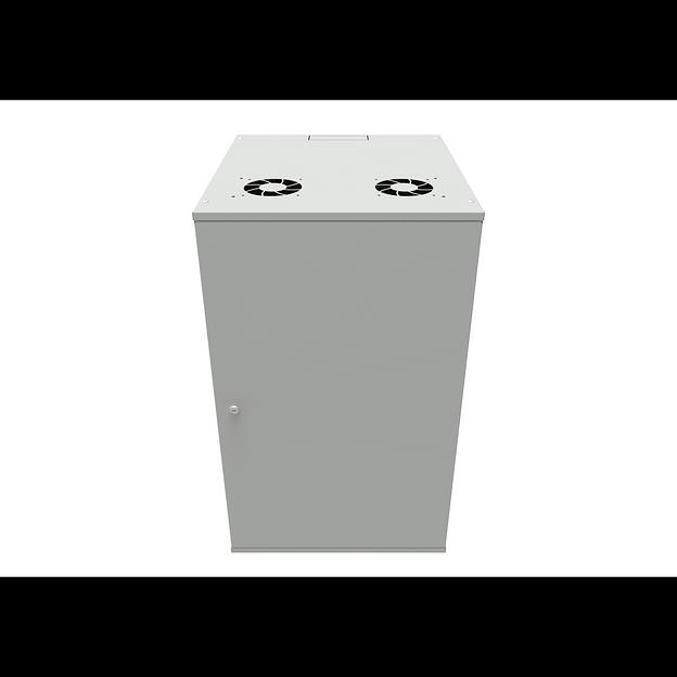 Шкаф телекоммуникационный настенный 18U, 523х600х866мм серия LITE (металлическая дверь) фото 2