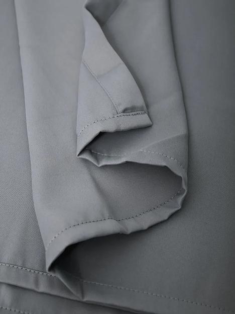 Комплект штор блэкаут, комплет 2 шт, темно серый, 270х300 см, опт фото 3