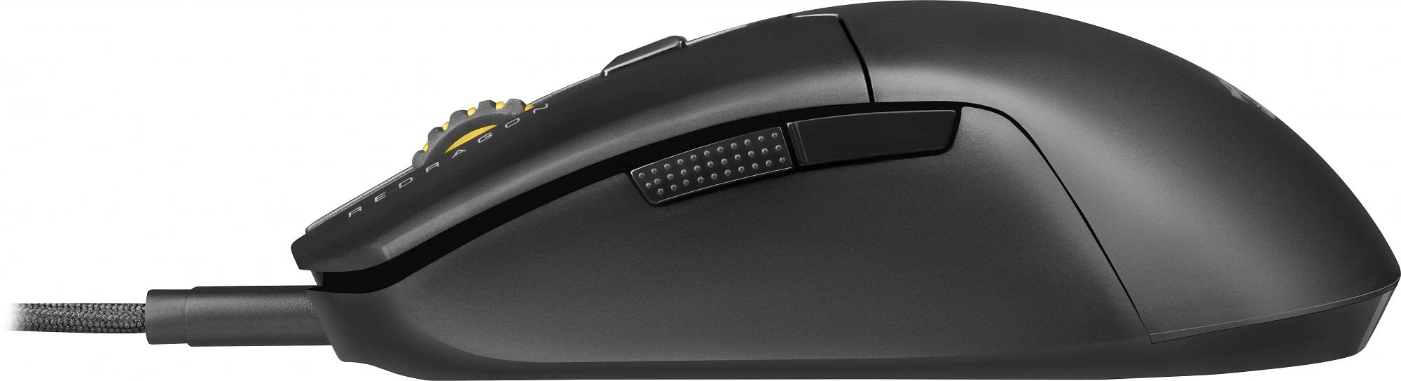 Игровая мышь REDRAGON FYZU чёрная (USB, Pixart P3395, Huano, 6 кн., 26000 Dpi, RGB подсветка) фото 7