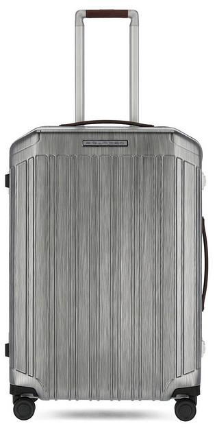 Чемодан Piquadro PQ LM (BV4427PQLM/NCU) 46x68x26.5см 69л. 4.68кг. поликарбонат/натур.кожа темно-серый фото 1