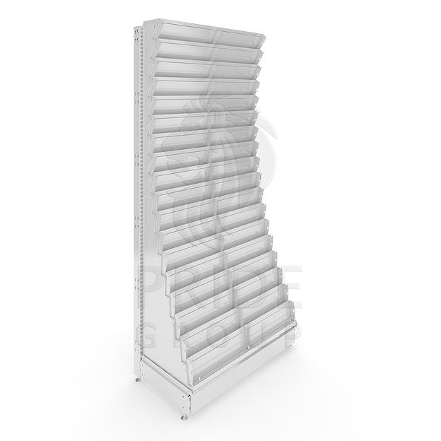 Стеллаж буклетный 1000х500х2250 фото 1