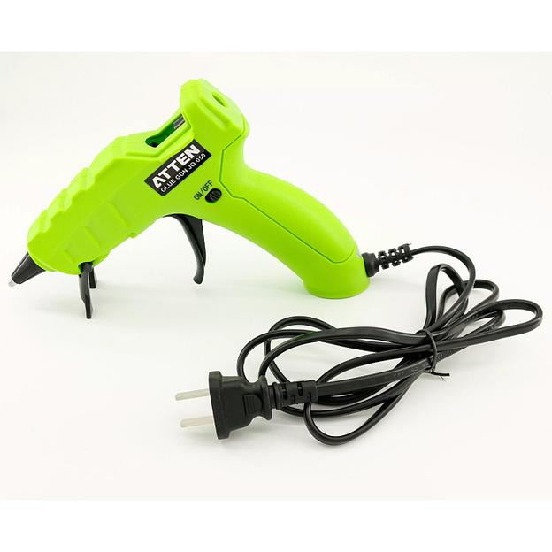 Клеевой пистолет JQ-050 50 Вт, 180?, 7мм стержни Клеевой пистолет ATTEN JQ-050 предназначен для работы склеивания объектов с использованием клеевых стержней 7 мм.
Мощность - 50 Вт.
Температура - до 180? фото 4