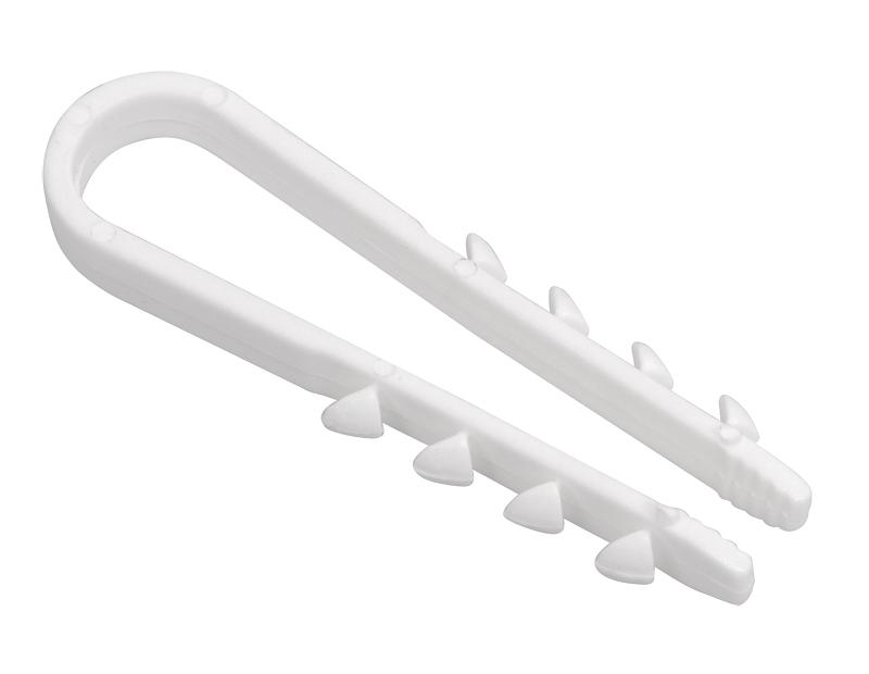 Iek UHH35-19-25-100 Дюбель хомут 19-25мм нейлон белый (100шт) ИЭК фото 1