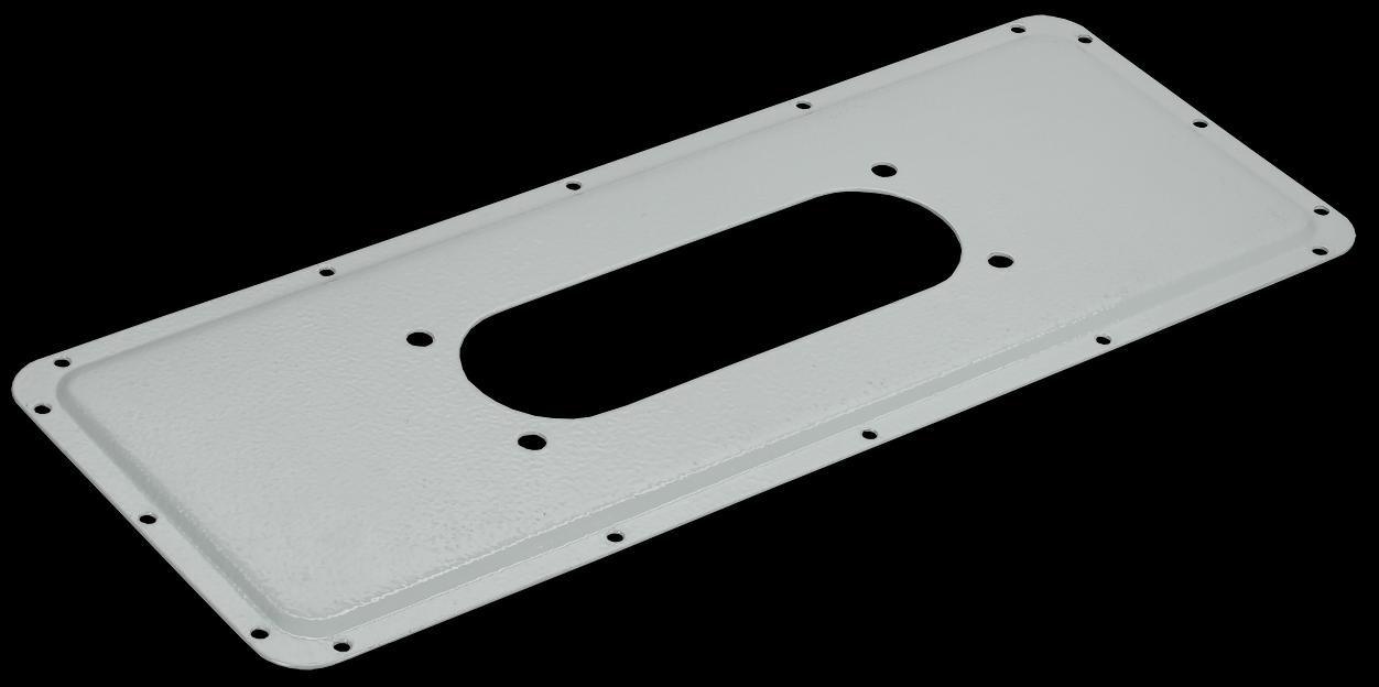 Фланец кабельный TITAN 445х120 с отверстием фото 1