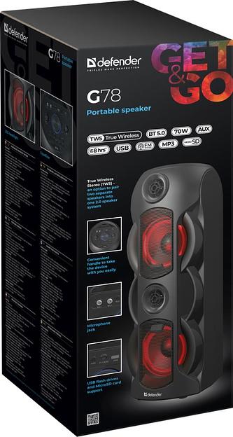 Акустическая система 2.0 G78 65178 DEFENDER фото 2