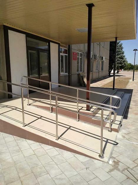 Поручни и опоры для инвалидов из нержавеющей стали фото 4