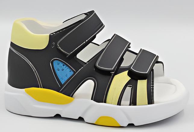 Детские сандалии Rebell BEST616-Grey р. 23 (унисекс) ОПТ фото 1