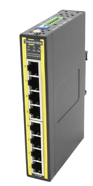 Коммутатор неуправляемый промышленный компактный SWD-80A фото 1