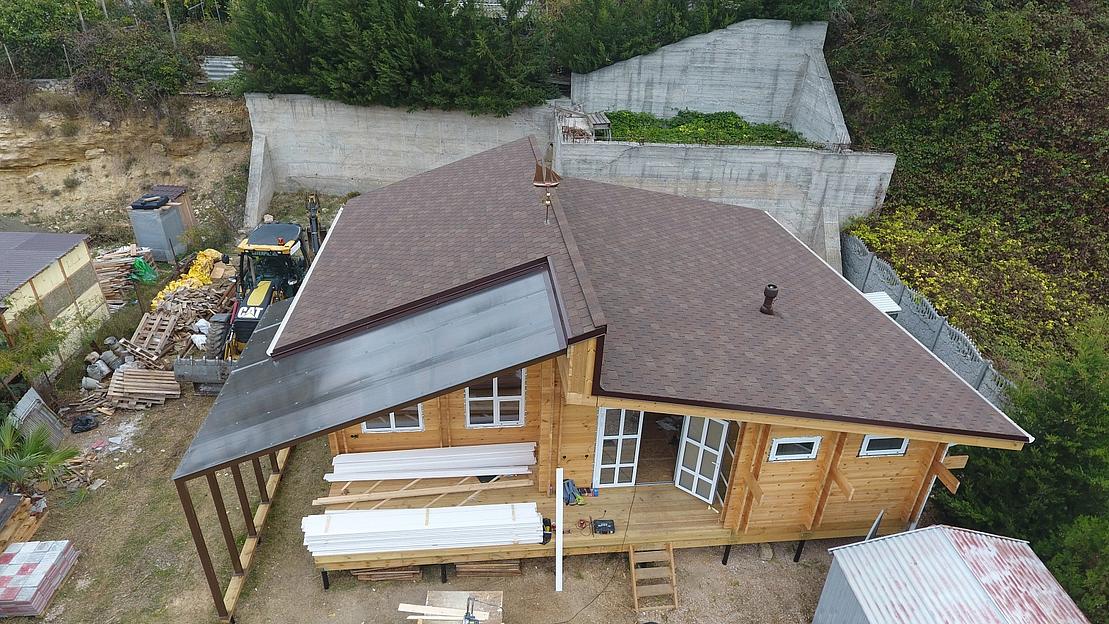 Гибкая черепица Döcke PIE Premium «Цюрих» арахис опт фото 9