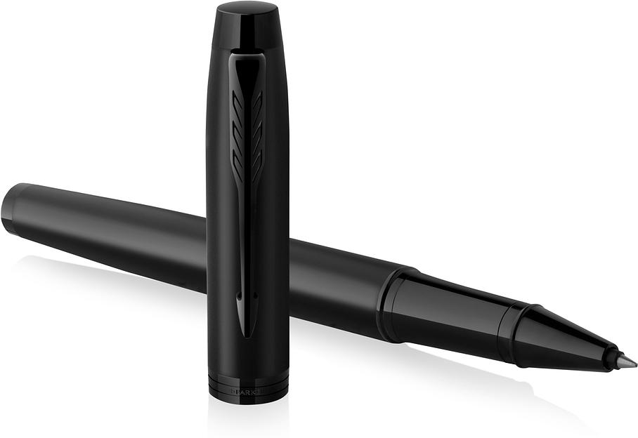 Ручка роллер Parker IM Achromatic T317 (CW2127743) Matt Black F черн. черн. подар.кор. фото 3