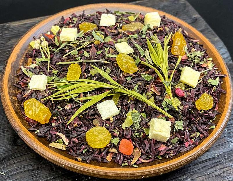 Авторский чай «Гранат мята» ОПТ фото 2