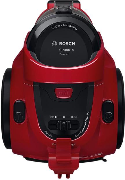 Пылесос Bosch BGC05AAA2 700Вт красный/черный фото 3