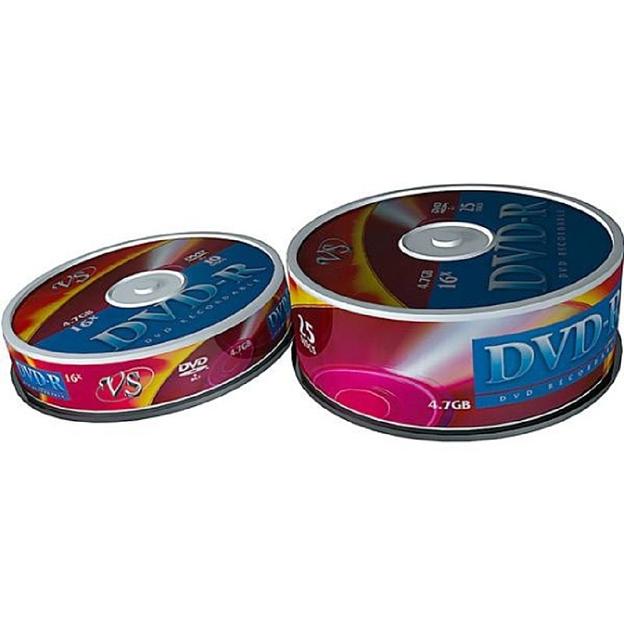 Диски VS DVD-R 4,7 GB 16x Shrink/10 фото 1