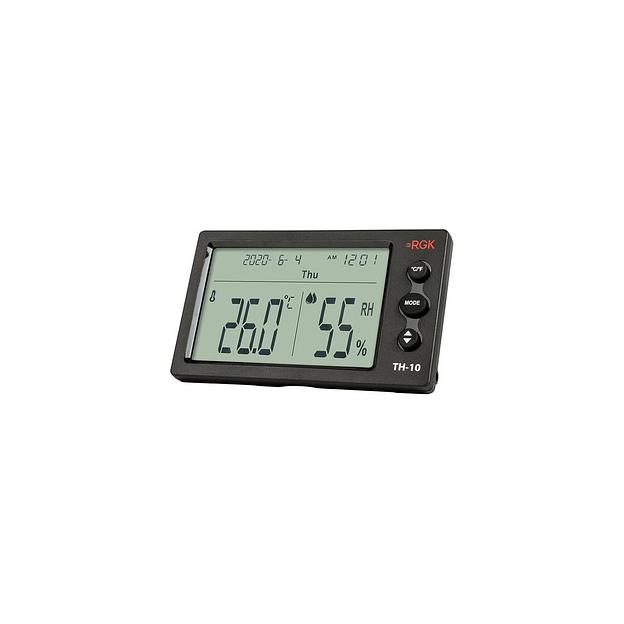 Термогигрометр портативный RGK TH-10, с поверкой, черный [778596] фото 1