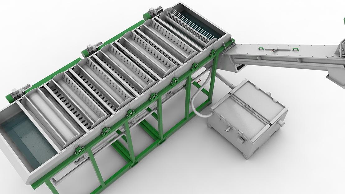 Флотационная мойка с выводом грязи «Станко ПМФК-1500» фото 2